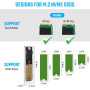 Корпус для SSD M2 NVMe AXFEE USB Type C 10 Гбит с поддержкой 2230 2242 2260 2280 без SSD